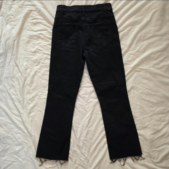 MOTHER The Hustler Ankle Fray Distressed Denim Jeans - Picture 3 of 12